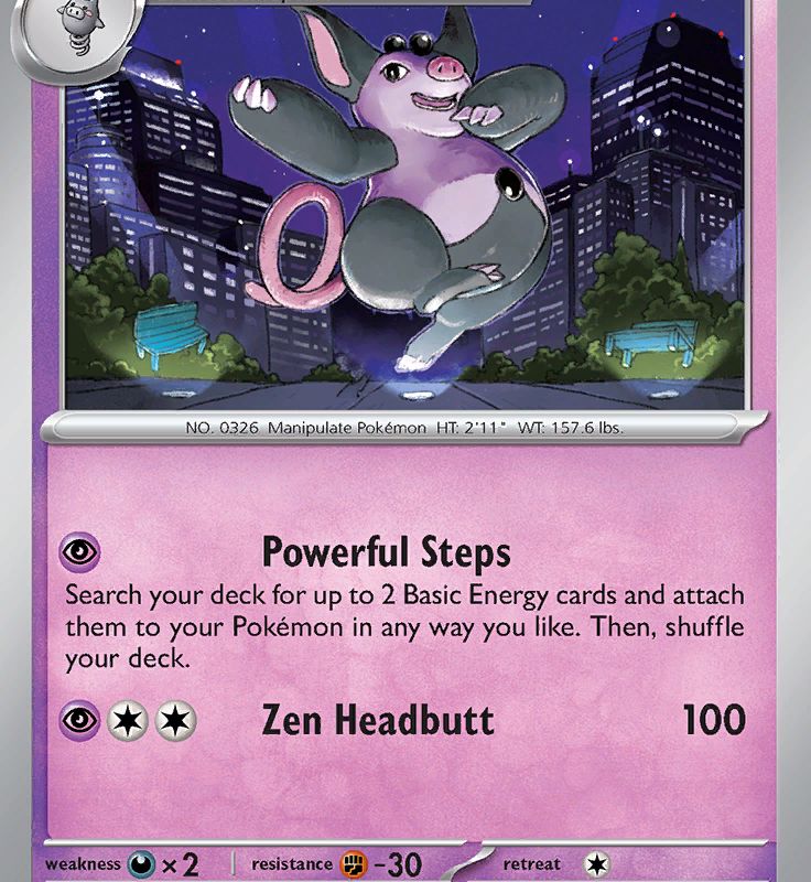 Grumpig (091/197) [Scarlet & Violet: Obsidian Flames]