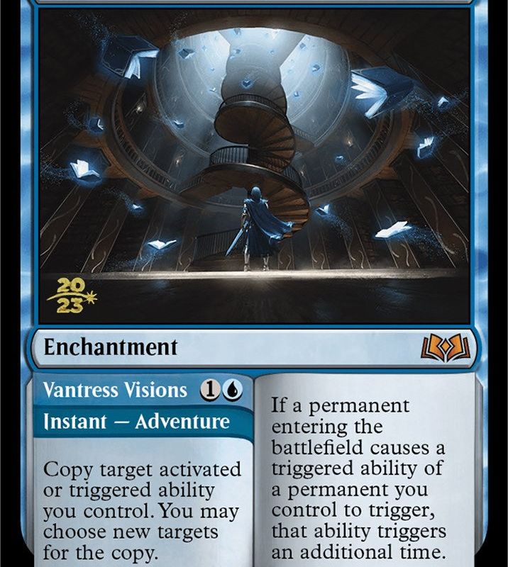 Virtue of Knowledge // Vantress Visions [Wilds of Eldraine Prerelease Promos]
