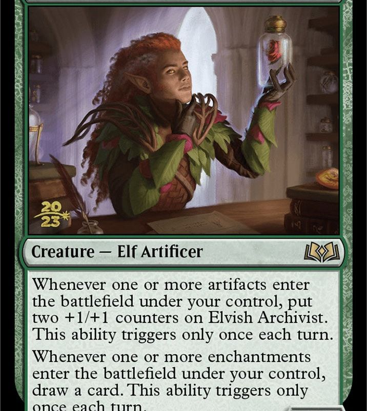 Elvish Archivist [Wilds of Eldraine Prerelease Promos]