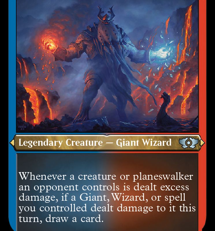 Aegar, the Freezing Flame (Foil Etched) [Multiverse Legends]