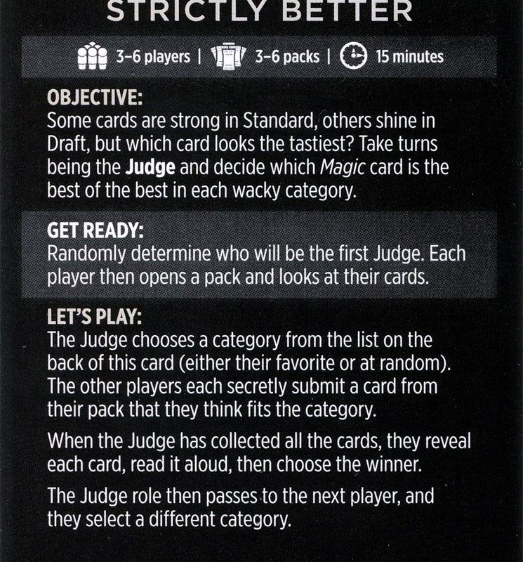 Strictly Better (Magic Minigame) [Phyrexia: All Will Be One Minigame]