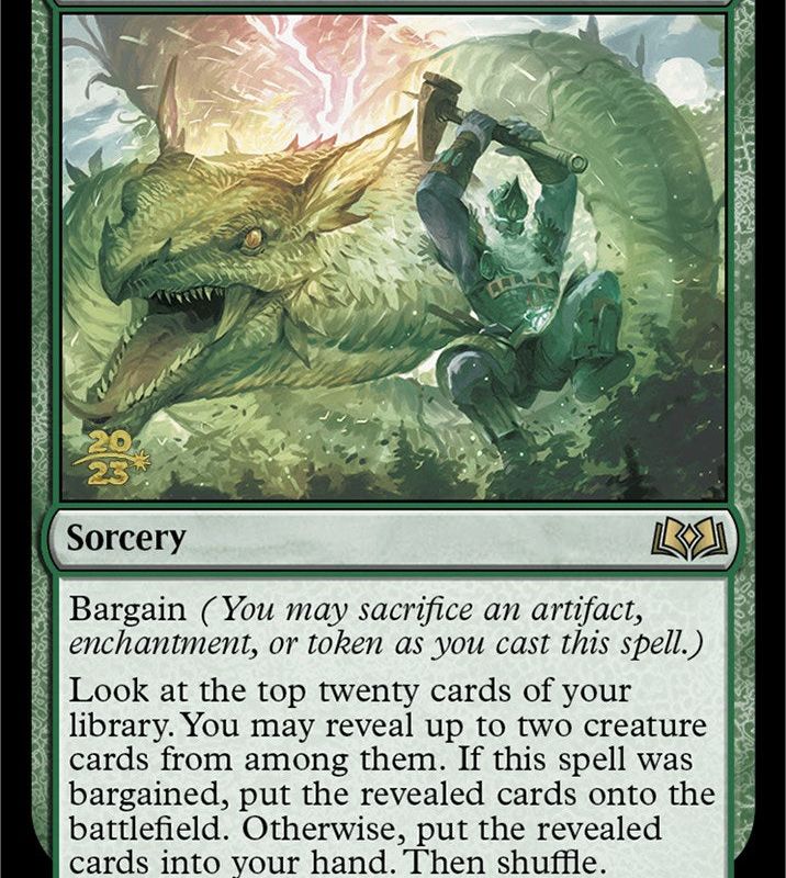 Thunderous Debut [Wilds of Eldraine Prerelease Promos]