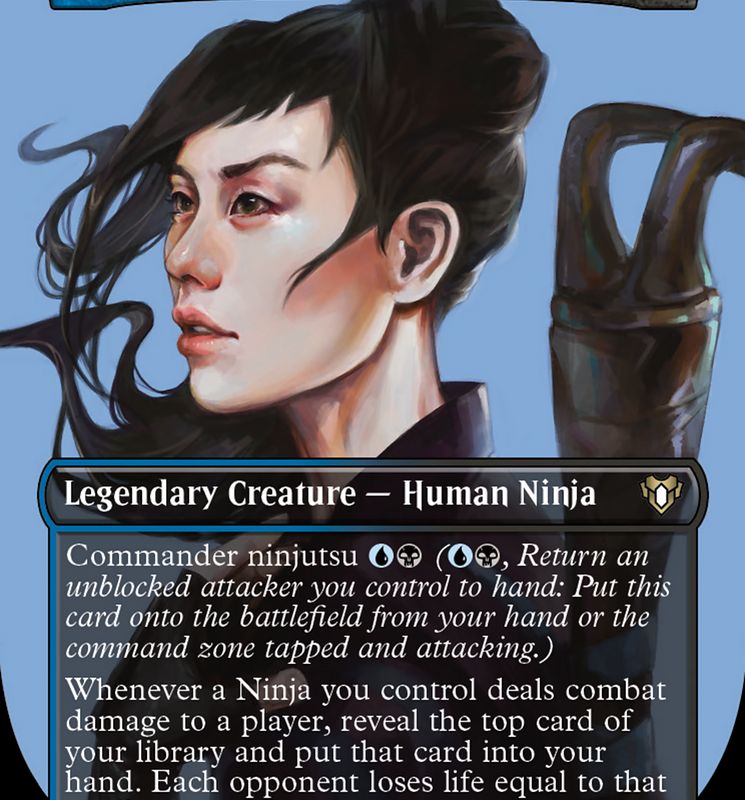 Yuriko, the Tiger's Shadow (Borderless Profile) [Commander Masters]