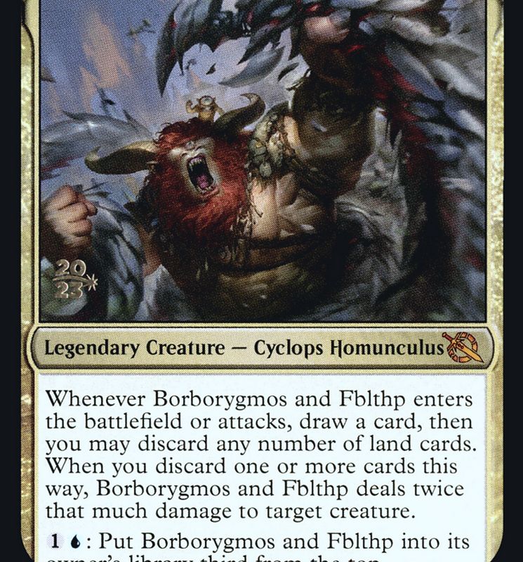 Borborygmos and Fblthp [March of the Machine Prerelease Promos]