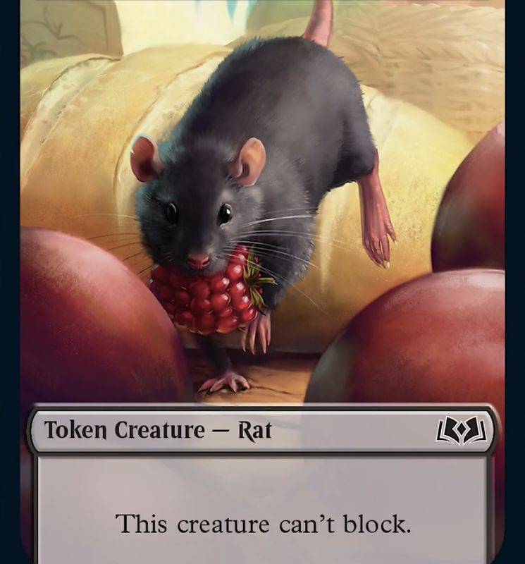 Rat Token [Wilds of Eldraine Tokens]
