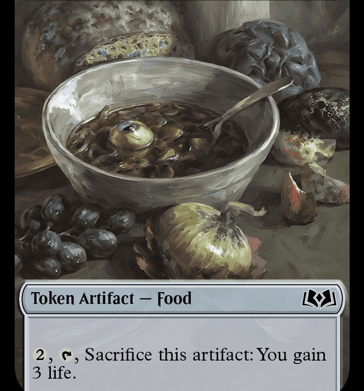 Bird // Food (0013) Double-Sided Token [Wilds of Eldraine Tokens]