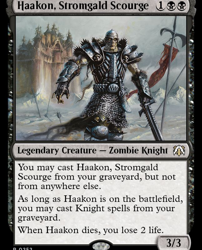Haakon, Stromgald Scourge [March of the Machine Commander]