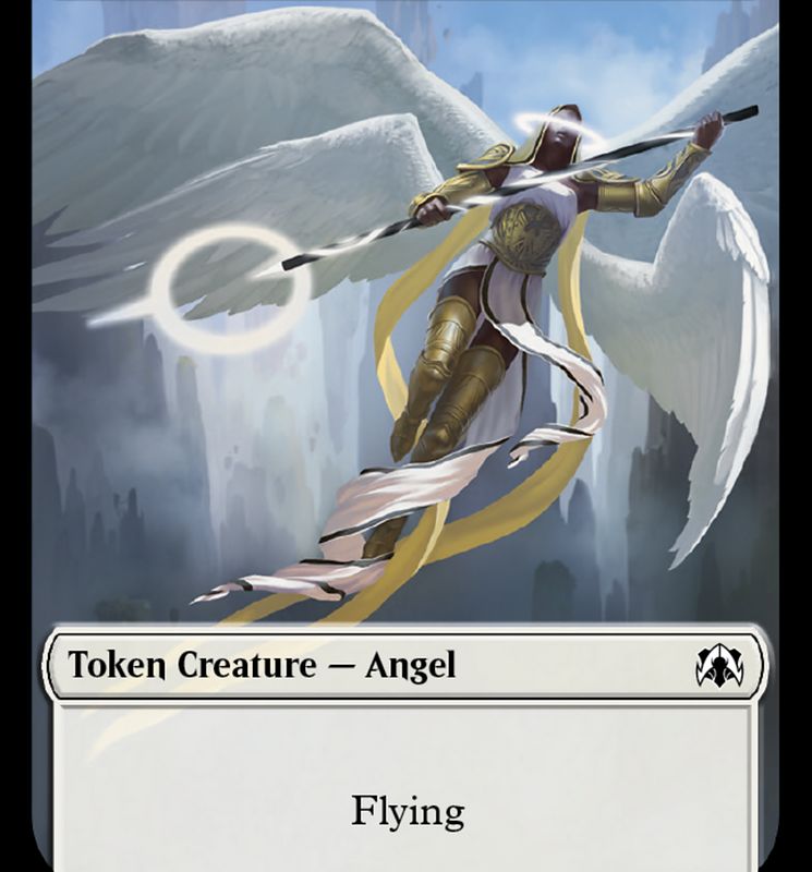 Angel (3) // Demon Double-Sided Token [March of the Machine Commander Tokens]