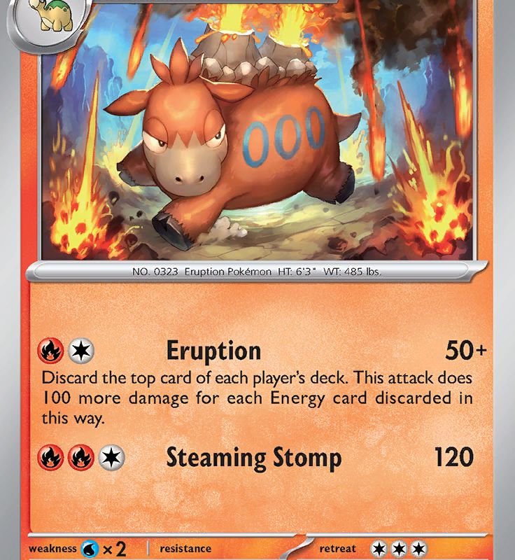 Camerupt (032/197) [Scarlet & Violet: Obsidian Flames]