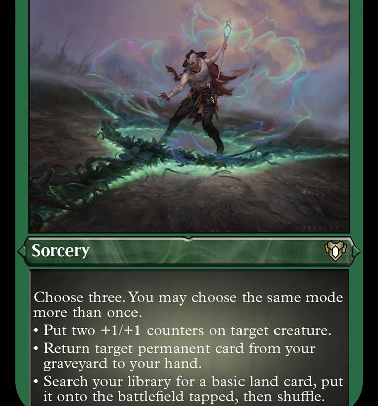 Verdant Confluence (Foil Etched) [Commander Masters]