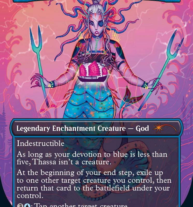 Thassa, Deep-Dwelling (Borderless) [Secret Lair Drop Series]