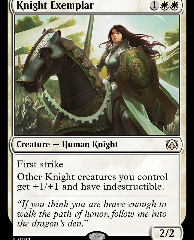 Knight Exemplar [March of the Machine Commander]