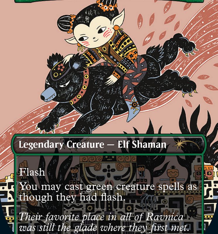 Yeva, Nature's Herald (Borderless) [Secret Lair Drop Series]