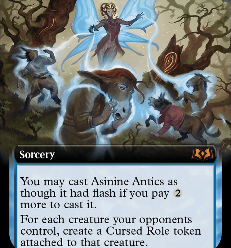 Asinine Antics (Extended Art) [Wilds of Eldraine]