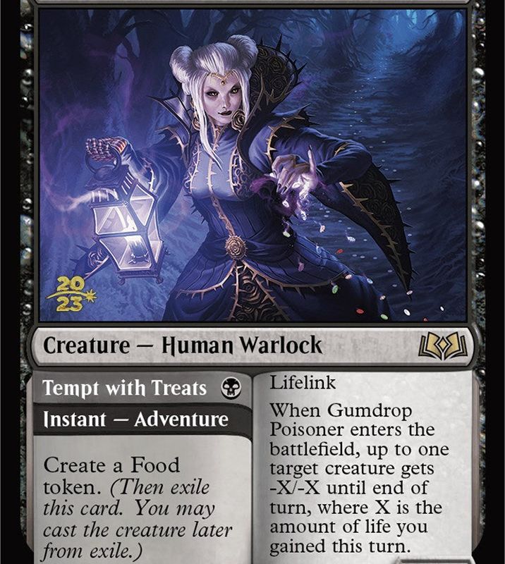 Gumdrop Poisoner // Tempt with Treats [Wilds of Eldraine Prerelease Promos]