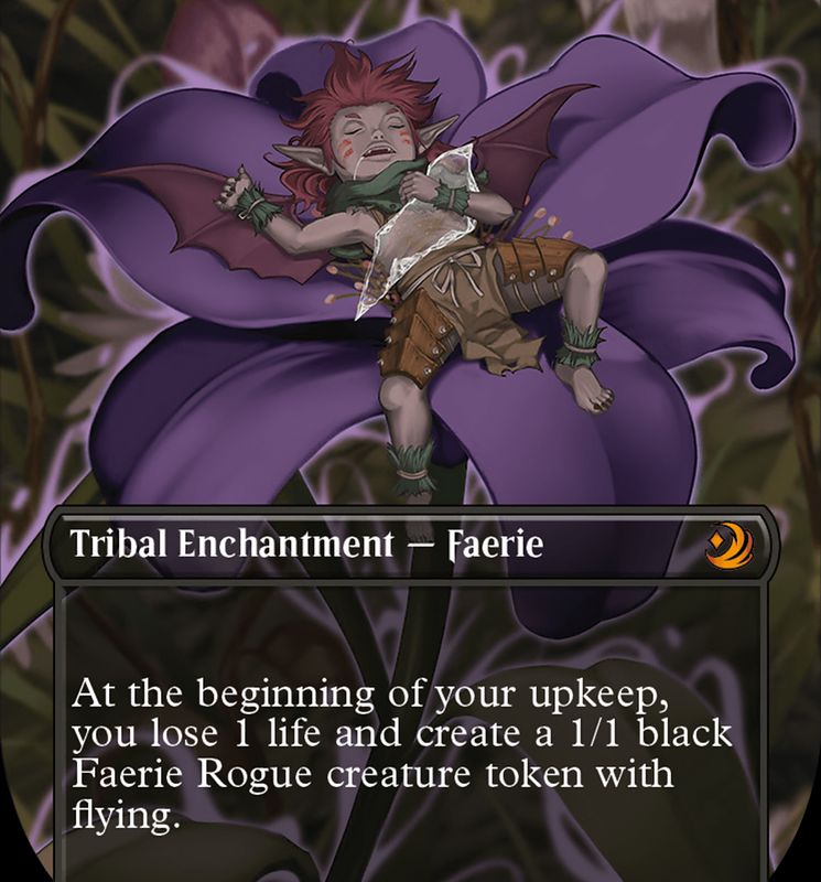 Bitterblossom (Anime Borderless) [Wilds of Eldraine: Enchanting Tales]
