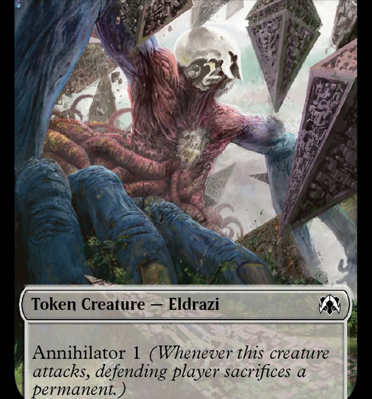 Goblin // Eldrazi Double-Sided Token [March of the Machine Commander Tokens]
