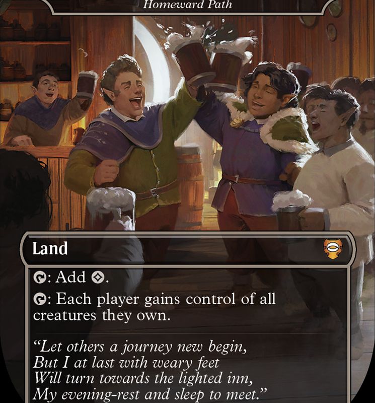 Homeward Path - Green Dragon Inn (Surge Foil Realms and Relics) [The Lord of the Rings: Tales of Middle-Earth Commander]