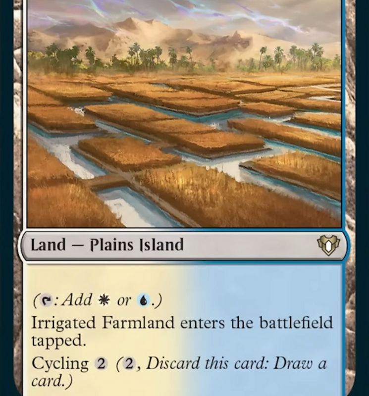 Irrigated Farmland [Commander Masters]