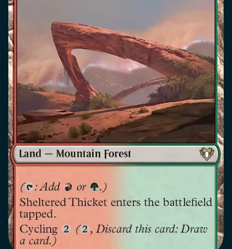 Sheltered Thicket [Commander Masters]