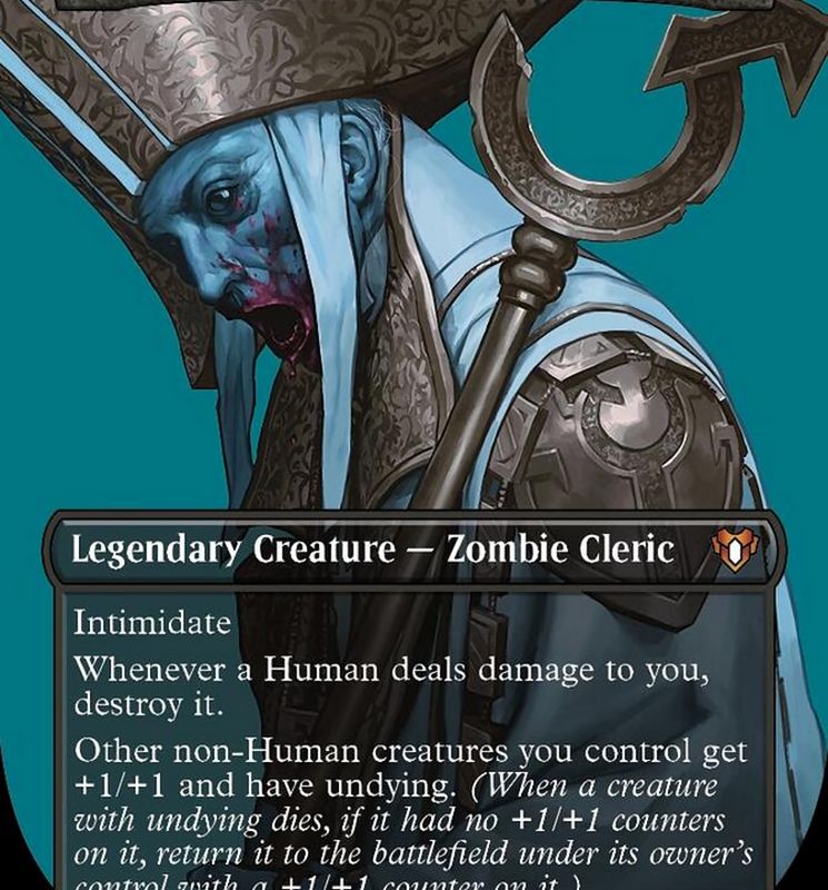 Mikaeus, the Unhallowed (Borderless Profile) [Commander Masters]