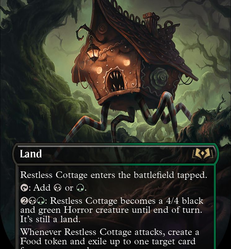 Restless Cottage (Borderless Alternate Art) [Wilds of Eldraine]