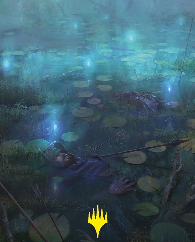 The Dead Marshes Art Card (Gold-Stamped Signature) [The Lord of the Rings: Tales of Middle-earth Art Series]