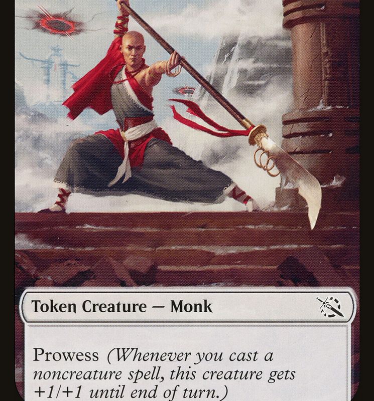 Monk // Phyrexian Saproling Double-Sided Token [March of the Machine Tokens]
