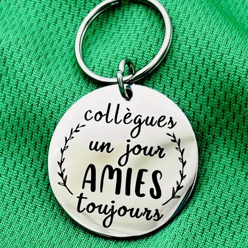 Porte-clés 'Collègue un jour'