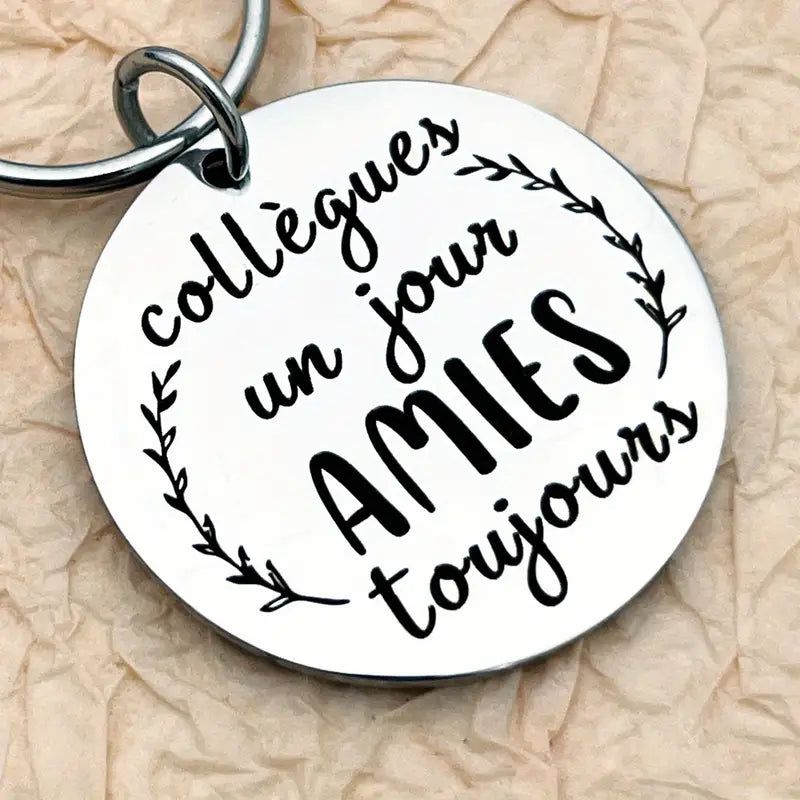 Porte-clés 'Collègue un jour'