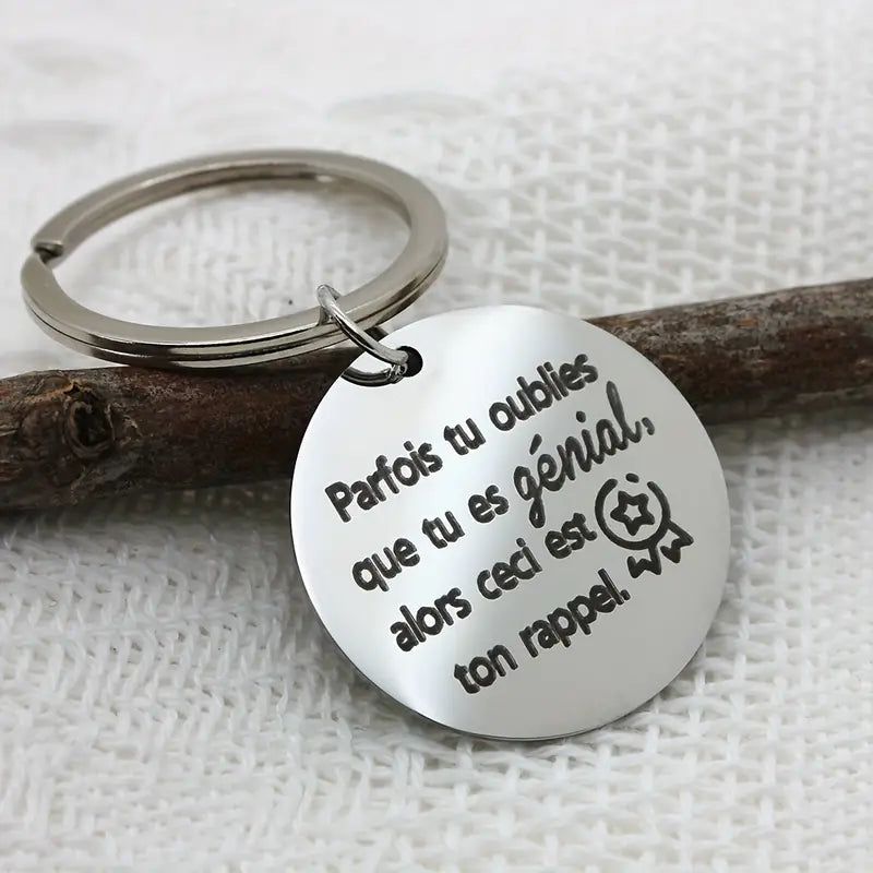 Porte-clés 'Tu es génial' modèle 2