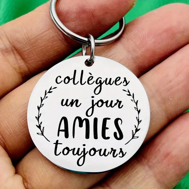 Porte-clés 'Collègue un jour'