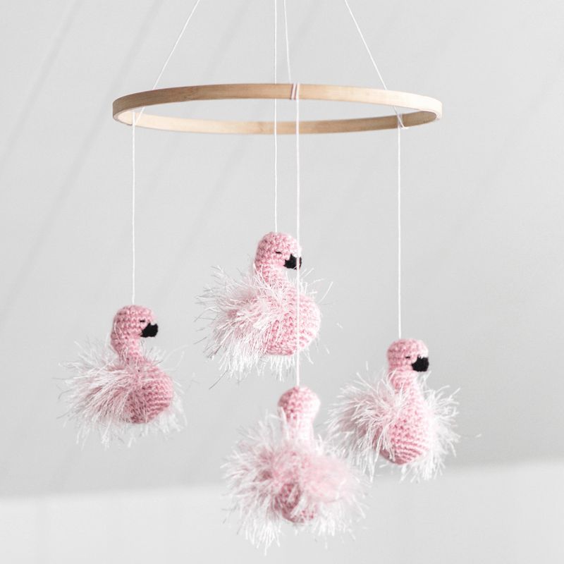 The dancing flamingos - Handmade