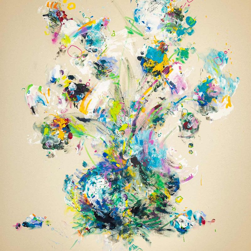 Raw Flowerz - 24X30 (60 x 76 cm)