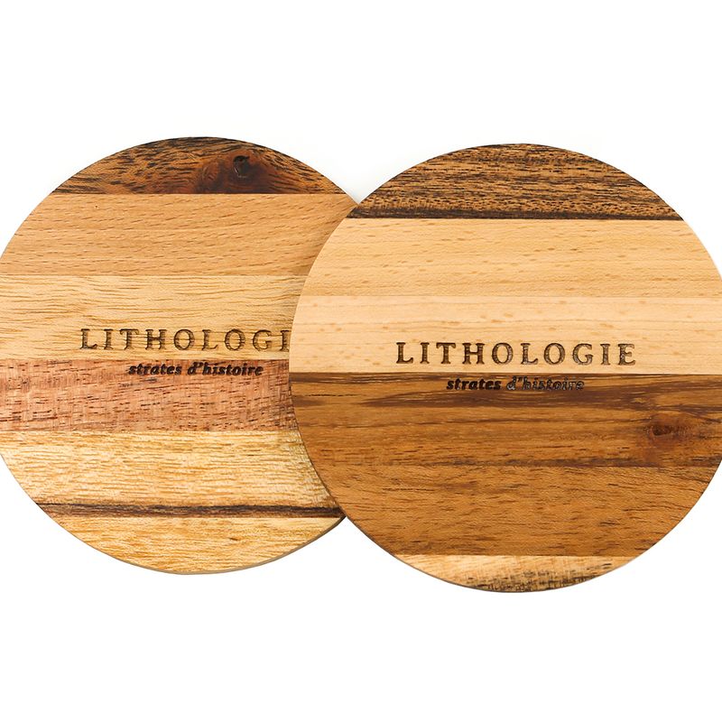 Bubinga (2) coasters