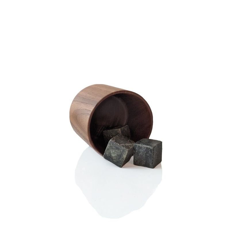 Walnut tasting glass