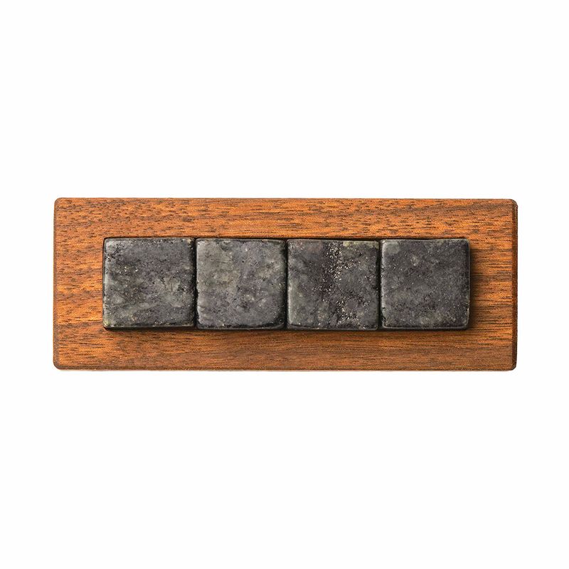 Whisky Stones (4) — Dark Granulite - Cherry