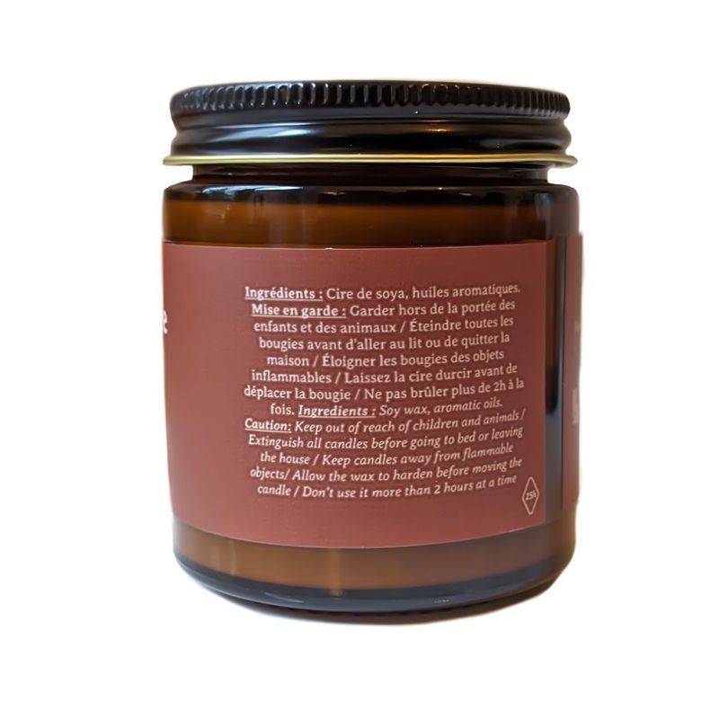 Maple Whisky Scented Soy Candle - 4 oz