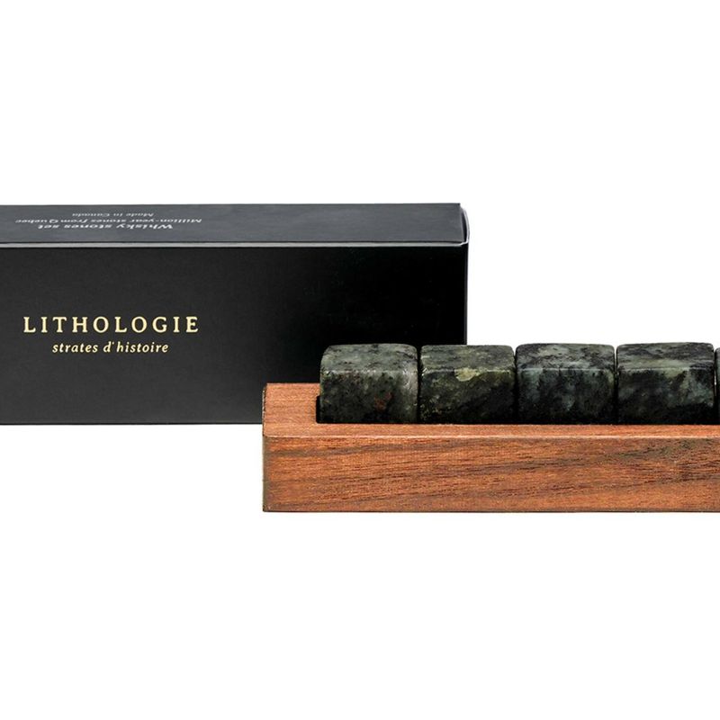 Whisky Stones (6) — Dark Granulite - Cherry