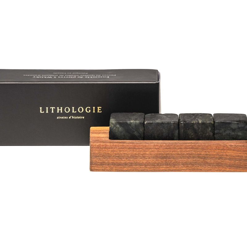 Whisky Stones (4) — Dark Granulite - Cherry