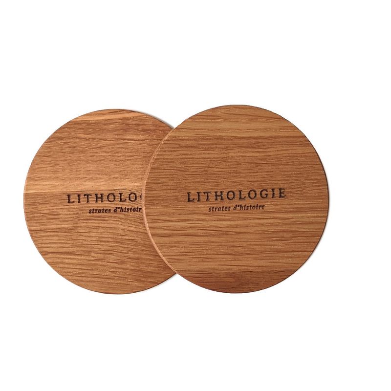 Light Oak (2) Coasters