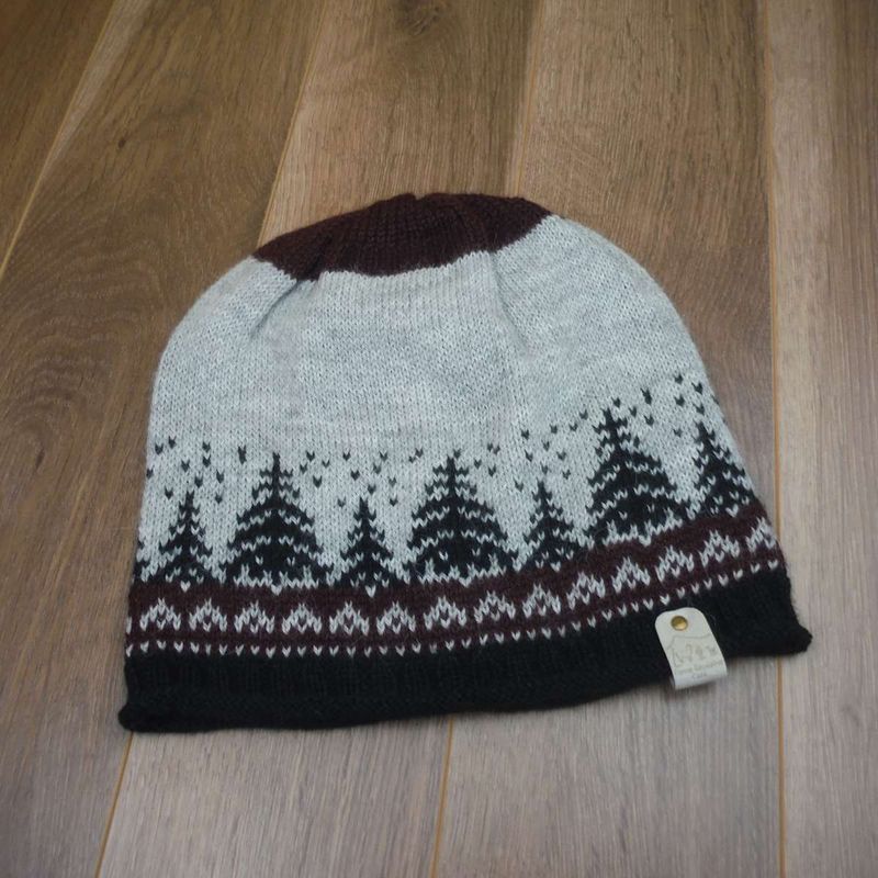 Tuque en alpaga de style scandinave
