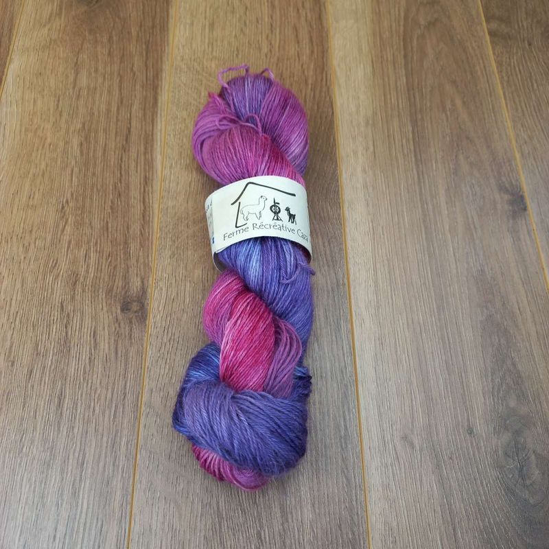 Fil à tricoter en fibre d'alpaga - Alpaga Fingering - Unicorn Fluff