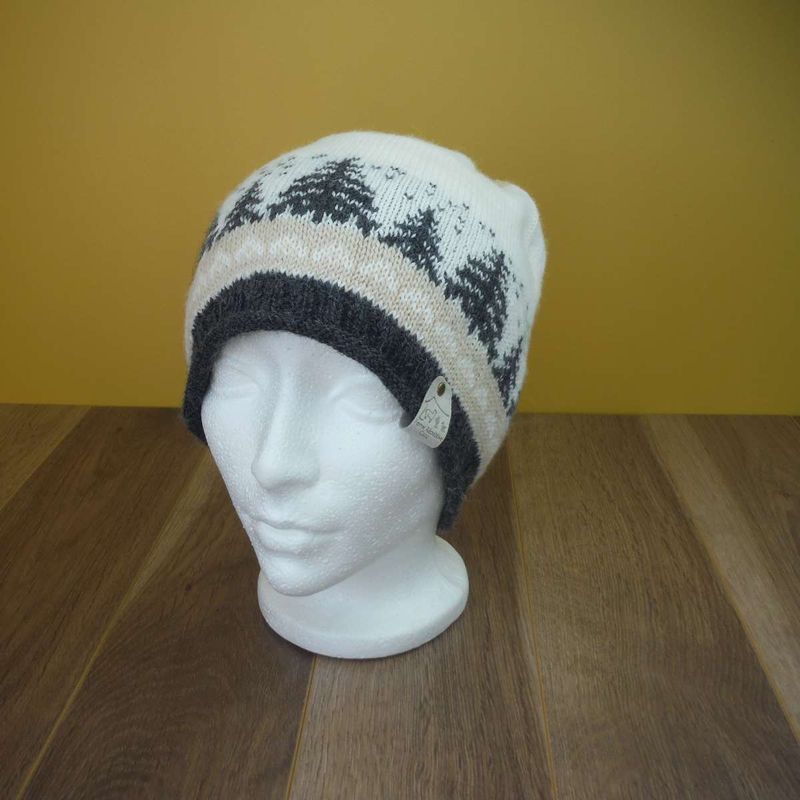 Tuque en alpaga de style scandinave