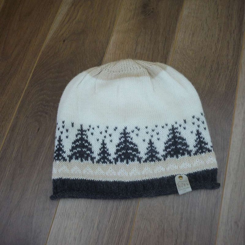 Tuque en alpaga de style scandinave