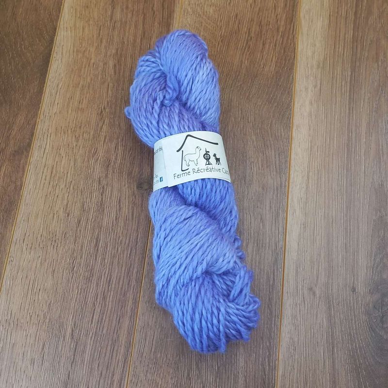 Fil à tricoter en fibre d'alpaga - Alpaga Chunky - Rose fluo