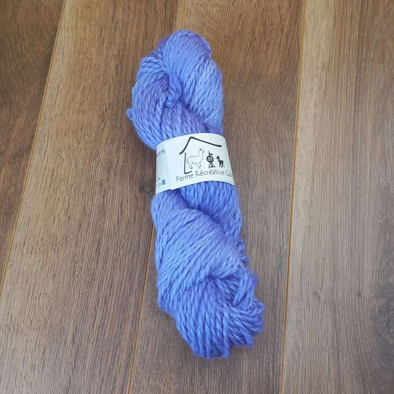 Fil à tricoter en fibre d'alpaga - Alpaga Chunky - Iris