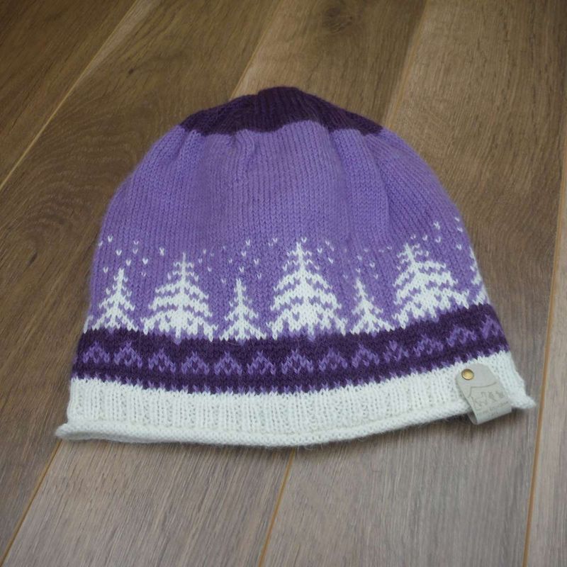 Tuque en alpaga de style scandinave