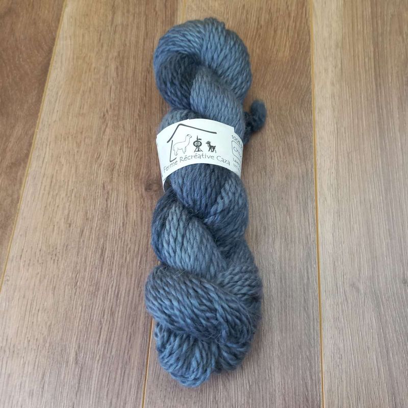 Fil à tricoter en fibre d'alpaga - Alpaga Chunky - Charcoal