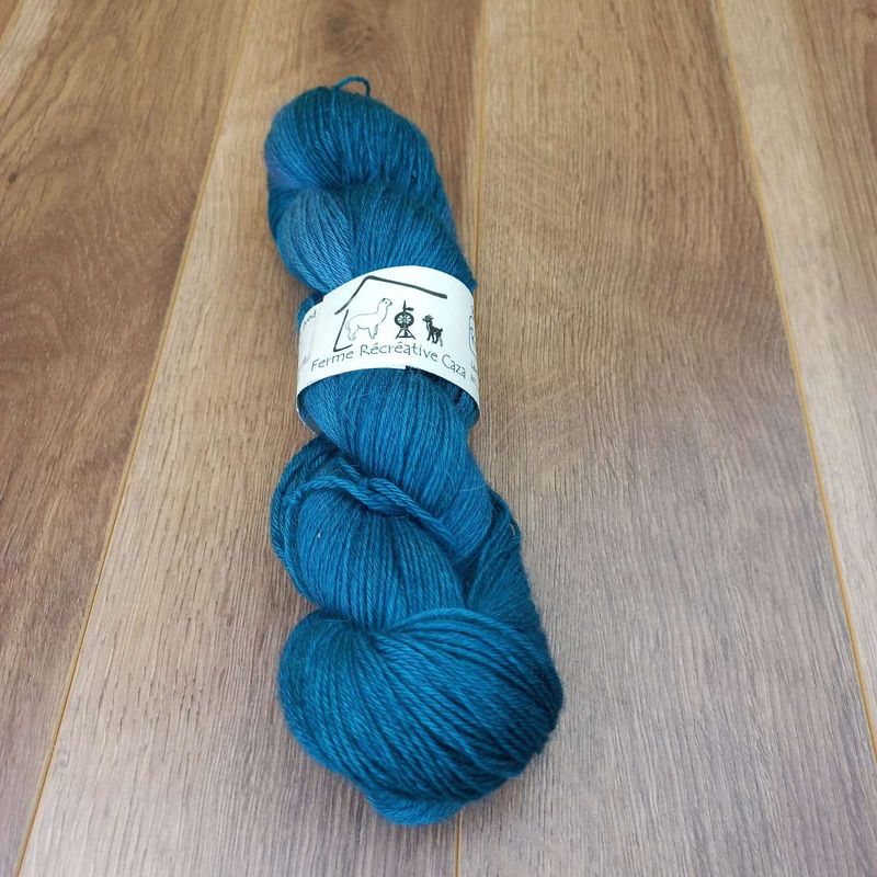 Fil à tricoter en fibre d'alpaga - Fingering - À l'eau